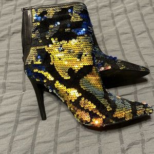 Forever 21 sequin boots